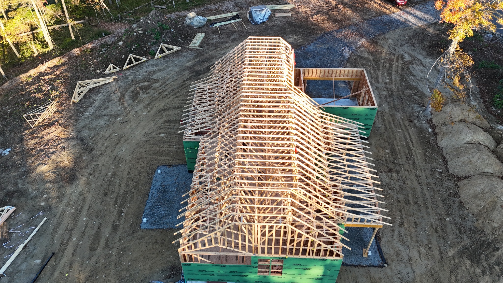 Roof and structural framing project